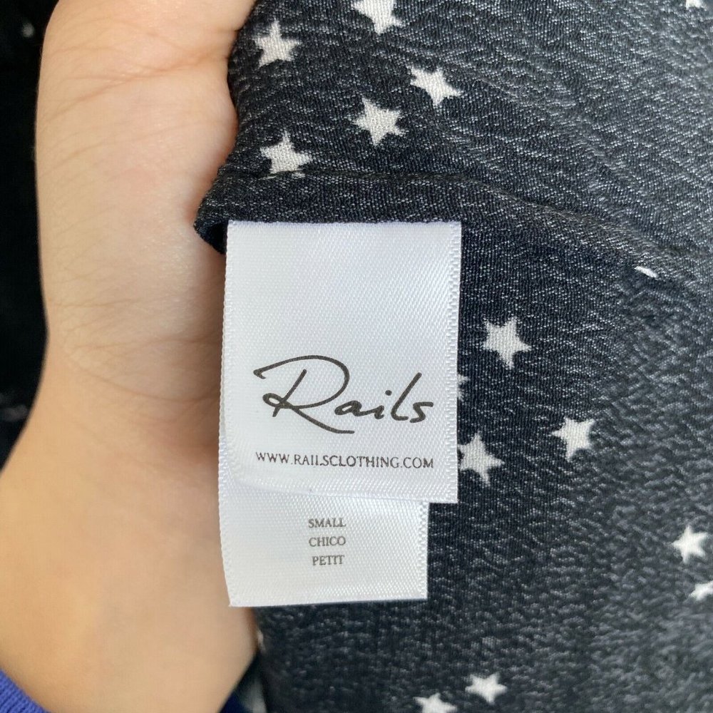 Rails Women's Juliette Galaxy Stars and Moon Dress in Black Size SMALL - Picture 5 of 6